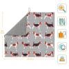 Beagle Patterns Print Dish Drying Mat Absorbent Drying Mat Kitchen Drying Mat For Countertops Draining Racks view 3