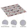 Beagle Patterns Print Dish Drying Mat Absorbent Drying Mat Kitchen Drying Mat For Countertops Draining Racks view 4