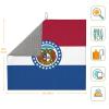 Missouri State Flag Print Dish Drying Mat Absorbent Drying Mat Kitchen Drying Mat For Countertops Draining Racks view 3