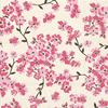 IHR Ideal Home Range Party Napkins Disposable 3-Ply Paper Lunch Napkin Pack, 6.5" x 6.5", Cherry Blossoms Pattern, 20-Count view 1