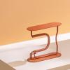 Hair Dryer Wall Holder, Sturdy Iron Hair Dryer Storage Rack, Space Saving Bathroom with Decorative Touch, No Damage, for Neat and Organized Bathroom (Brown) view 2