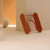 Hair Dryer Wall Holder, Sturdy Iron Hair Dryer Storage Rack, Space Saving Bathroom with Decorative Touch, No Damage, for Neat and Organized Bathroom (Brown) view 3