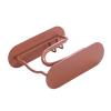 Hair Dryer Wall Holder, Sturdy Iron Hair Dryer Storage Rack, Space Saving Bathroom with Decorative Touch, No Damage, for Neat and Organized Bathroom (Brown) view 4