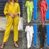 Udeniy Womens 3 Piece Outfit Set Womens Loungewear Fall Long Sleeve Sweatshirt Cardigant Top And Wide Leg Pants Suit view 3