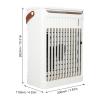 ViaGasaFamido Portable Air Conditioner 2 Cold Mists 5 Speeds Fan 7 LEDs 680ml Tank Capacity USB Air Cooler for Home Office Outdoors, ViaGasaFamidoh0z1p8crib view 3