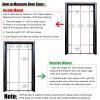 Lockable Multifold Sliding Door, 60 66 75 82 88 90 94 100 120 140 180 200 cm Folding Accordion Door Includes Track Kit, Room Divider Door for Bathroom Bedroom Kitchen Doorway(53x80in(134.6x203cm)) view 3