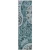 Addison Rugs Chantille ACN1078 Teal 2'3" x 7'6" Indoor Outdoor Runner Rug, Machine Washable, Stain Resistant, Easy Clean, Non Shedding, Hallway, Laundry, Patio, Kitchen Rug view 1