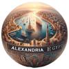 Alexandria Egypt Souvenir Destination Die Cut Decorative Flat Magnet 2-Inch view 1