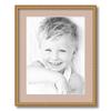 ArtToFrames 12x16 inch Gold with Star Compo Picture Frame with 2 Inch Single Grey Beige Mat, SingleMat-D9329-12x16-778 view 1
