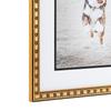 ArtToFrames 18x36 inch Gold with Star Compo Picture Frame with 2 Inch Single Grape Mat, SingleMat-D9329-18x36-849 view 3