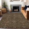 Addison Rugs Chantille ACN1130 Chocolate 3' x 5' Indoor Outdoor Area Rug, Easy Clean, Machine Washable, Non Shedding, Bedroom, Entry, Living Room, Dining Room, Kitchen, Patio Rug view 2