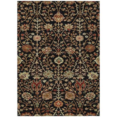 Addison Rugs Chantille ACN1085 Black 8' x 10' Indoor Outdoor Area Rug, Easy Clean, Machine Washable, Non Shedding, Bedroom, Entry, Living Room, Dining Room, Kitchen, Patio Rug