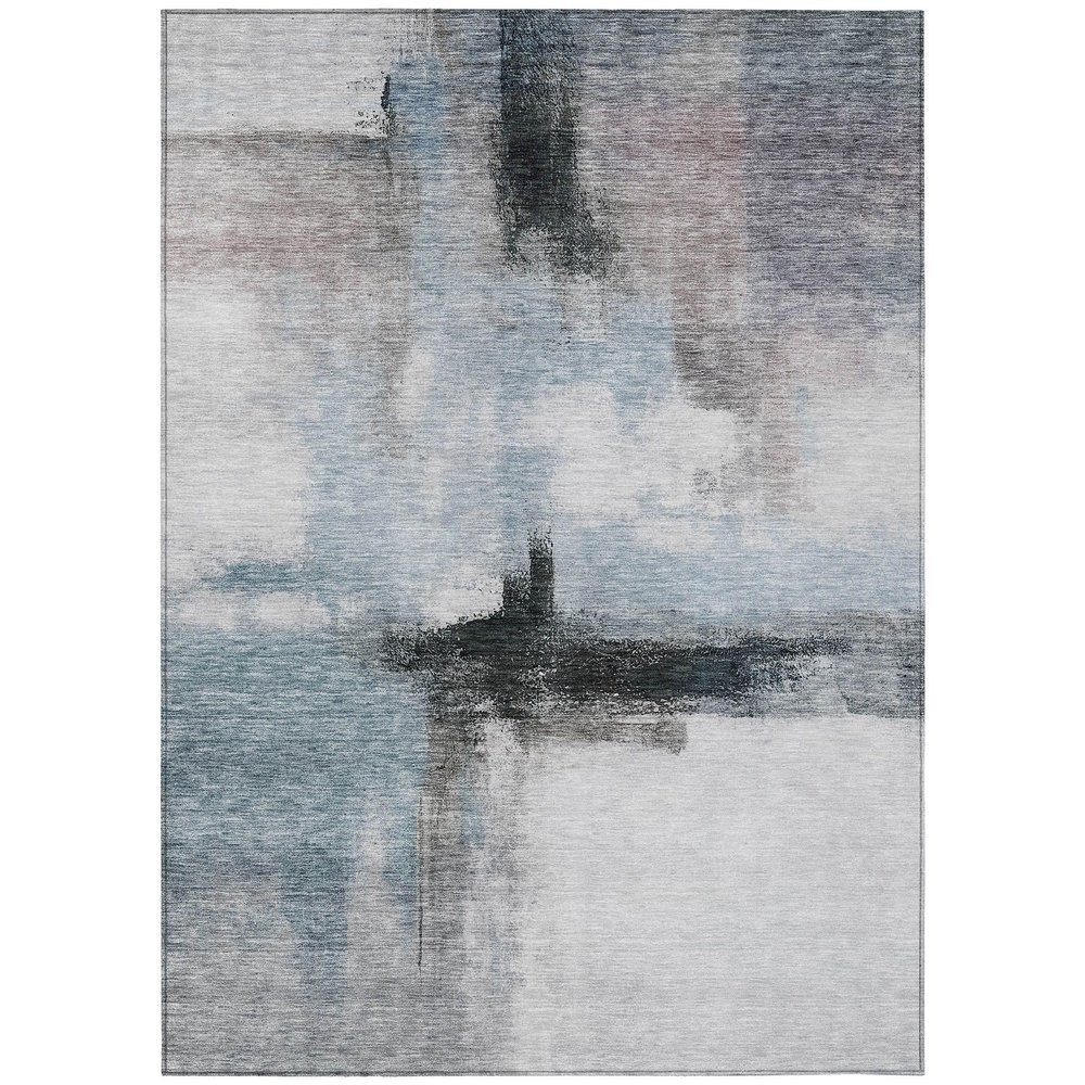 Addison Rugs Chantille ACN1097 Blue 10' x 14' Indoor Outdoor Area Rug, Easy Clean, Machine Washable, Non Shedding, Bedroom, Entry, Living Room, Dining Room, Kitchen, Patio Rug