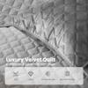 Sophia, Coverlet Set, King, Microfiber, Lightweight, Grey view 3