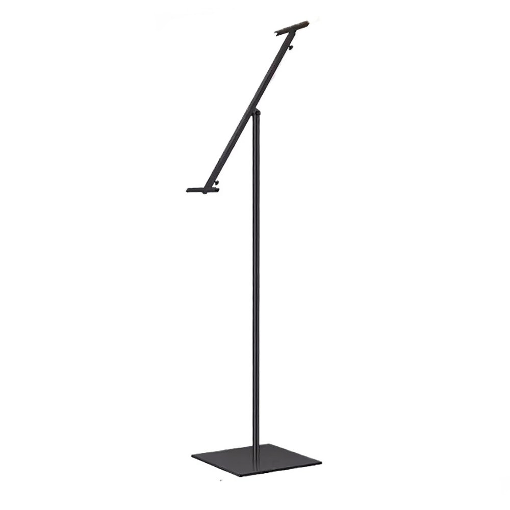 Inclined KT Board Display Stand,Single-Sided Floor Poster Stand,Sign Holder Billboard Display,Multi-Angle Adjustable Metal Painting Easel Stand(Black)