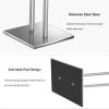 Inclined KT Board Display Stand,Single-Sided Floor Poster Stand,Sign Holder Billboard Display,Multi-Angle Adjustable Metal Painting Easel Stand(Black) view 3