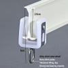 Flexible Ceiling Curtain Track, Bay Window Ceiling Curtain Rail L/U Shape Room Dividers Rod with Muti-pulley, Bendable Sliding Curtain Rail Track Single Pole or Living Room Bedroom(Champagne,250cm/98i view 2