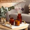 uxcell 15 Pcs Wicker Rattan Balls, 2inch Wood Decorative Balls Vase Fillers for Centerpiece Bowl Orbs Fillers Tree Wedding Home Decor, Beige view 4