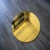 Mirrored Gold Voyager Golden Record The Sounds of Earth Wall Art, Science, Space, Physics, NASA, JWST, Universe Gift, Carl Sagan, Mirrored Acrylic. Easy to mount (12, Gold) view 4