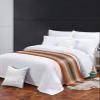 Homechoid Orange Brown Stripes Bed Runner for King Size Bed, Farmhouse Country Retro Rustic Wood Bedspread Protector Slipcover Bed Scarf for Foot Bed Runners & Scarves for Bedroom Hotel 102x20 Inches view 2