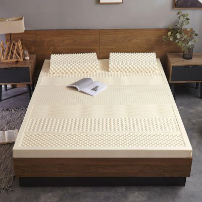 BIRJXVTO 100% Natural Latex Topper - Full Size - Durable and Not Easy to Collapse, Latex Mattress Topper, Natural Latex Mattress,2in,160x200cm(63x79in)