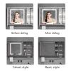 QWEASDF Led Medicine Cabinet Mirror,Lighted Medicine Cabinet with Mirror,Surface Mount Medicine Cabinet Mirror for Bathroom Medicine Cabinet with Lightswith Tissue Opening(B,W80*H75cm/W31.4*H29.5in) view 3