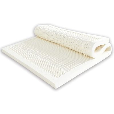 BIRJXVTO 100% Natural Latex Mattress, Thick Soft Mattress Topper Portable Relieves Pressure, Organic Latex Mattress Cover,3in,200x220cm(79x86in)