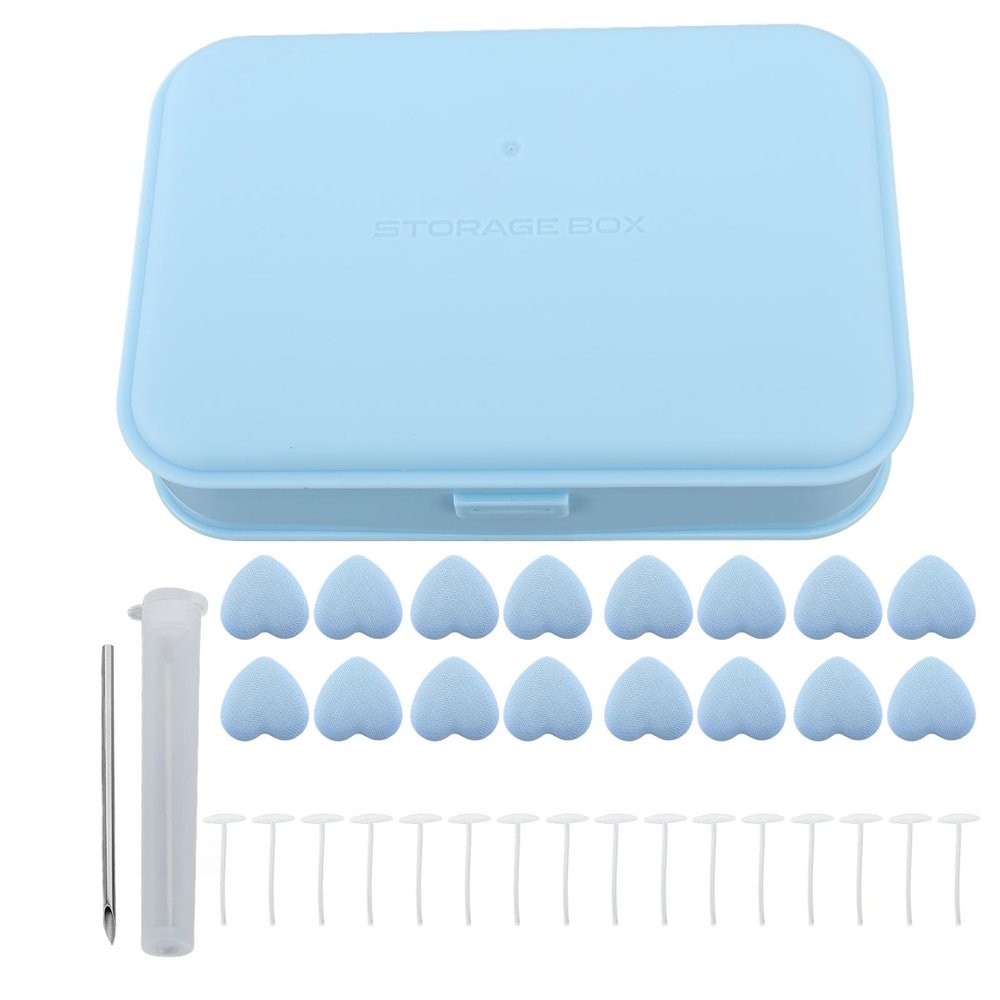16Pcs Duvet Cover Snaps, Removable Quilt Single Clip to Keep Duvet in Place Blanket Bedding Holder Pins for Home Use (Blue)