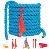 Field Day Tug of War Rope for Kids and Adults, Outdoor Lawn Yard Family Reunion Birthday Games, Team Building Games for Carnival Party, Outside Backyard Camping Picnic Party, School Party (Blue) view 1