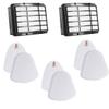 2 HEPA + 3 Pre-Felt Filters for Shark Vacuum Navigator Lift-away ZU503AMZ, NV350, NV351, NV352, NV355, NV356E, NV357, NV360, NV370, NV391, UV440, UV490, UV500, UV540, UV541, UV550, Part XFF350 XHF350 view 1