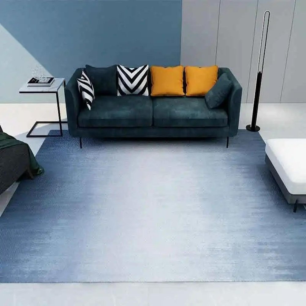 Gradient Carpet Living Room Non-Slip Lounge Rug Decoration Bedroom Carpets Bedside Floor Mat Area Rug Large Door Mat 120x170cm