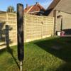 CNAFGBGG Rotary Dryer Cover Waterproof Washing Line Protective Cover Outdoor Umbrella Rack Cover Black view 2