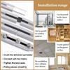 Self Adhesive Ceiling Curtain Track 1.31ft - 9.8ft / 40cm - 300cm Ceiling Or Wall Mounting Curtain Track System For Curtains-Room Divider, No Drilling, RV Ceiling Track For Curtains(Ceiling,3.3ft/100c view 3