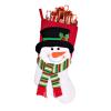 Habbiful Large Christmas Stockings Xmas Stockings for Gifts Christmas Tree Fireplace Decoration Snowman Stocking Xmas Tree Hanging Gift Bag for Home Holiday Xmas Party Decoration Favors view 1