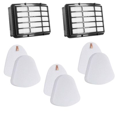 2 Hepa +3 Foam & Felt Filters Replacement for Shark Navigator Lift-Away Vacuum NV350, NV351, NV352, NV355, NV356E, NV357, NV360, NV370, NV391, UV440, UV490, UV540, UV550, Part XFF350 XHF350