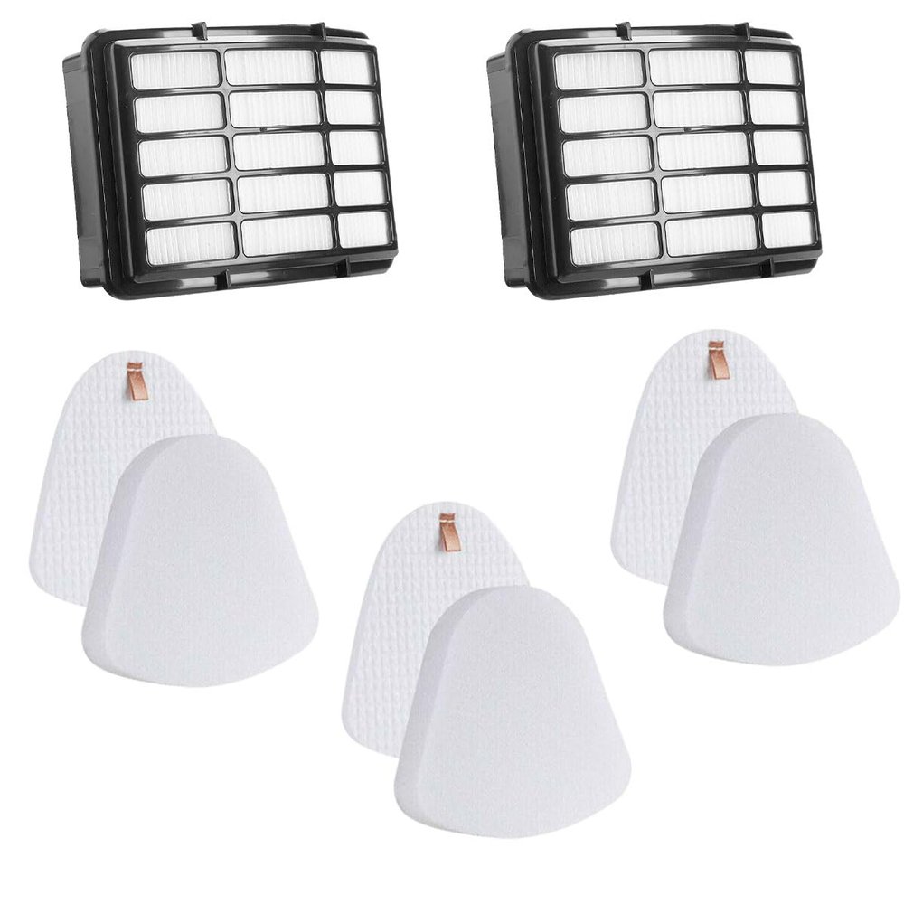 2 Hepa +3 Foam & Felt Filters Replacement for Shark Navigator Lift-Away Vacuum NV350, NV351, NV352, NV355, NV356E, NV357, NV360, NV370, NV391, UV440, UV490, UV540, UV550, Part XFF350 XHF350