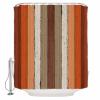 Huotupsine Farmhouse Burnt Orange Brown Shower Curtain Set - 36" x 78" Washable Bathtub Curtain with 12 Hooks, Vintage Country Wooden Waterproof Fabric Stall Shower Curtains for Bathroom/Bathtub view 4
