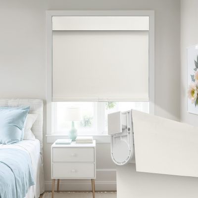 UrMoon No Drill Cordless Roller Shades for Windows No Screw Roller Blinds with Thermal Insulated Waterproof Pull Down Blackout Blinds for Home Office (Blackout - Beige, 45 1/2" W x 48" H)