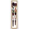 Isso 39398 Yaei Paulownia Box Couple Chopsticks Wind Sound 2P view 1