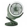 OLKWDAF5 Ultra Quiet Small Fans, Portable Desk Fan with Night Light, 540 Oscillating, 3 Speeds Mini USB Fan, Personal Electric Fan for Bedroom Home Office Travel(Green) view 1