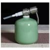 LOVULIFE Kitchen Soap Dispenser Soap Pumps Celadon Lotion Bottle Dishwashing Liquid Dispenser Household Bathroom Hotel Round Soap Dispenser 430ml/15.1oz Soap Dispenser for Bathroom(B) view 4
