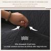 DEZYPZAM Couch Cover, Stretch Couch Covers, Sofa Cover, Sofa Slipcover, Non Slip Sofa Covers, Sofa Cover Furniture Protector, for Kids, Pets, Dog (Black,2 Seater) view 4