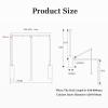 Pull Down Clothes Rail Adjustable 550-1250mm,Pull Down Wardrobe Rail,Telescopic Lift with Return,Heavy Duty Hanger for Hanging Clothes Wardrobe,Space Saving(550-700mm) view 2