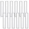 Treela 36 Pcs 2.5" W x 14" H Hurricane Candle Holder Sleeve Bottomless Glass Cylinder Candleholder Sleeve Tall Candle Glass Cover Clear Open Ended Shade Chimney Tube Cover for Pillar Taper Lamp view 1