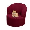 ZYANLING Stretch Armchair Slipcovers Armchair Cover for Recliner Sofa Swivel Barrel Chair Cover, Modern Swivel Accent Chair Slipcover Barrel Armchairs Cover Round Club Chair Couch Cover view 1