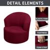 ZYANLING Stretch Armchair Slipcovers Armchair Cover for Recliner Sofa Swivel Barrel Chair Cover, Modern Swivel Accent Chair Slipcover Barrel Armchairs Cover Round Club Chair Couch Cover view 3