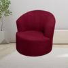 ZYANLING Stretch Armchair Slipcovers Armchair Cover for Recliner Sofa Swivel Barrel Chair Cover, Modern Swivel Accent Chair Slipcover Barrel Armchairs Cover Round Club Chair Couch Cover view 4