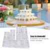 FLEXMAN 24Pcs Plastic Fondant Body Model, People Shaped Cake Figure Body Model for Decorate Living Room, Study Room Car Desk view 3