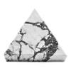 Amazing Gemstone Howlite Pyramid Crystal Healing Stones - 1" Great Pyramid Figurine of Natural Stone Pyramid for Meditation, Reiki, Chakra Balancing and Crystal Pyramids Grid view 1