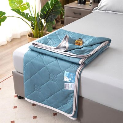 Ice Blanket for All-Season Lightweight - Summer Cooler Quilt for Hot Sleepers and Night Sweats - Cooler Comforter Double Sided Cold Effect Blanket Cooler Fiber Soft Blanke(Color7,150x200cm/59x79in)